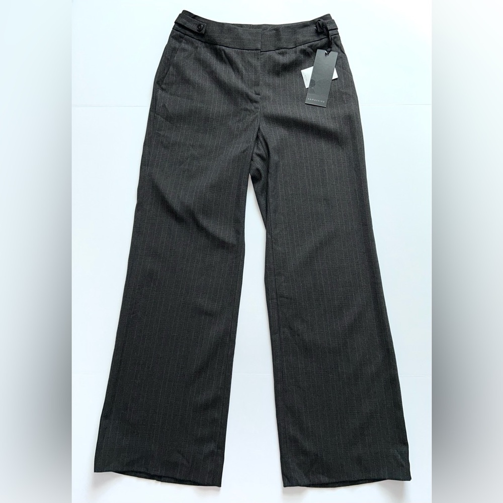 NWT Semantiks Women’s Brown Pants Straight‎ Leg Size 6 Dress Trouser Slacks